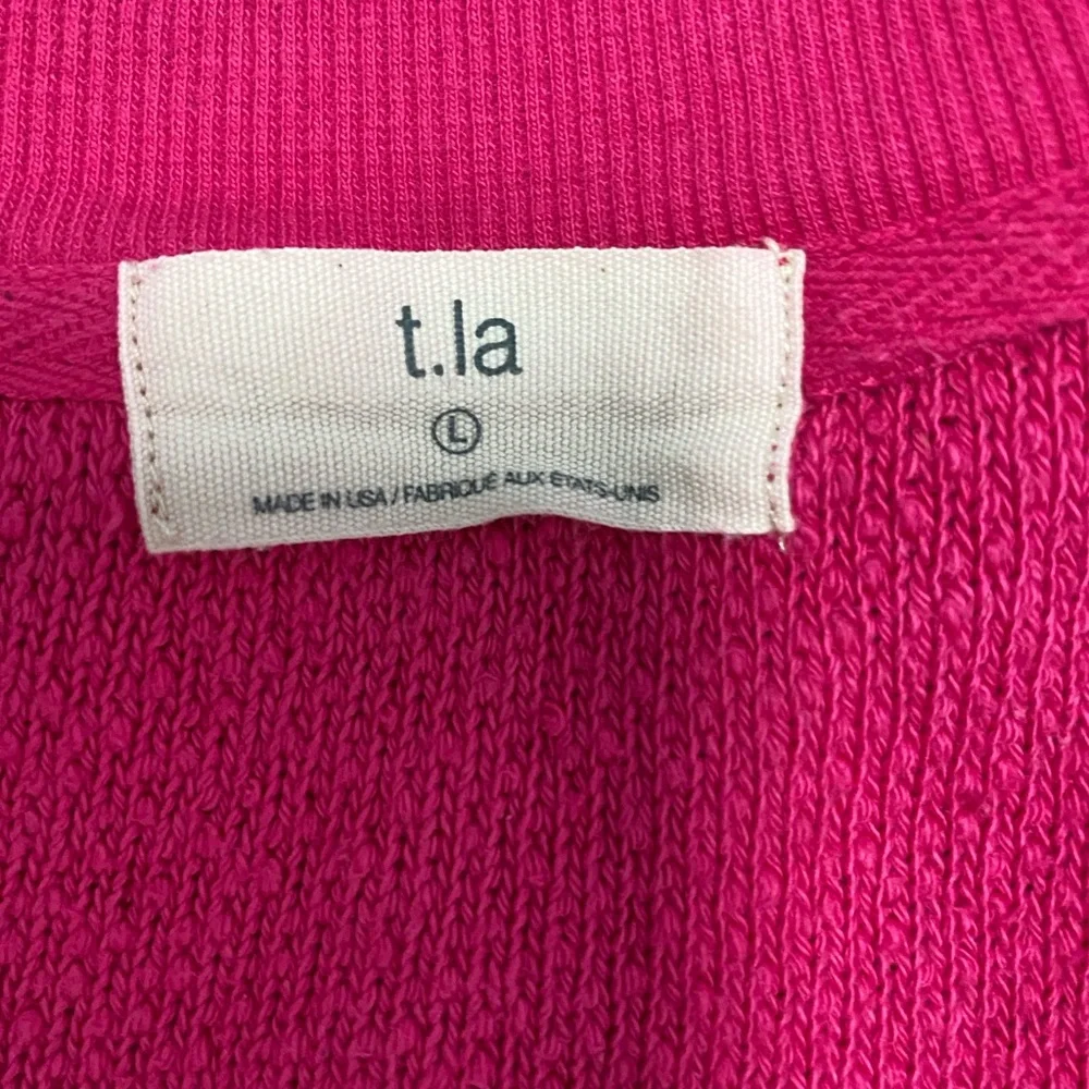 Anthropologie Fuchsia V-Neck Sweater Top
